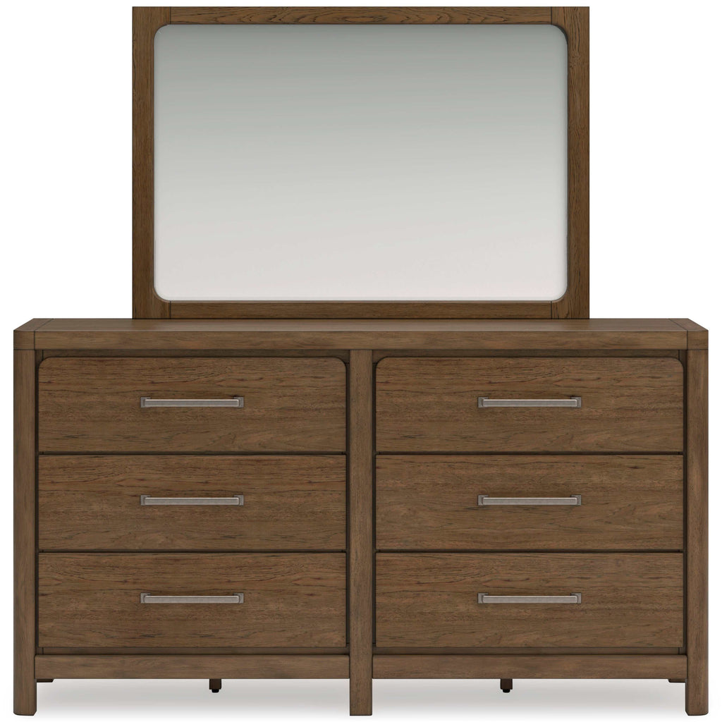 Cabalynn Light Brown Dresser & Mirror