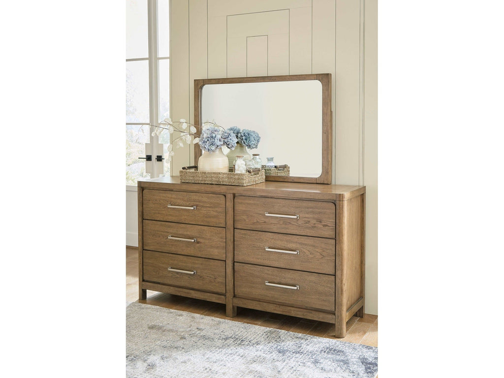 Cabalynn Light Brown Dresser & Mirror