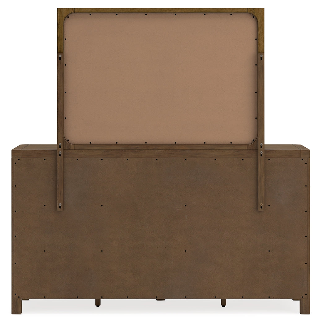 Cabalynn Light King Upholstered Bedroom Set, Brown