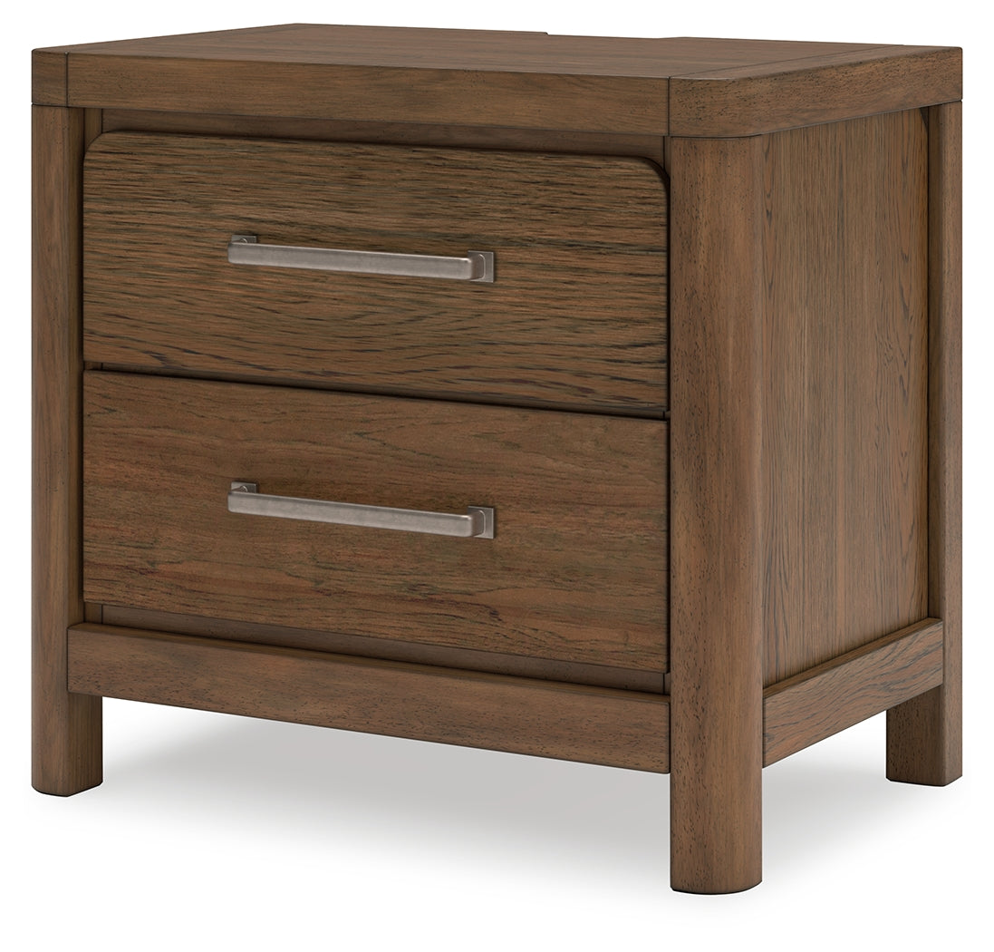 Cabalynn Light King Upholstered Bedroom Set, Brown