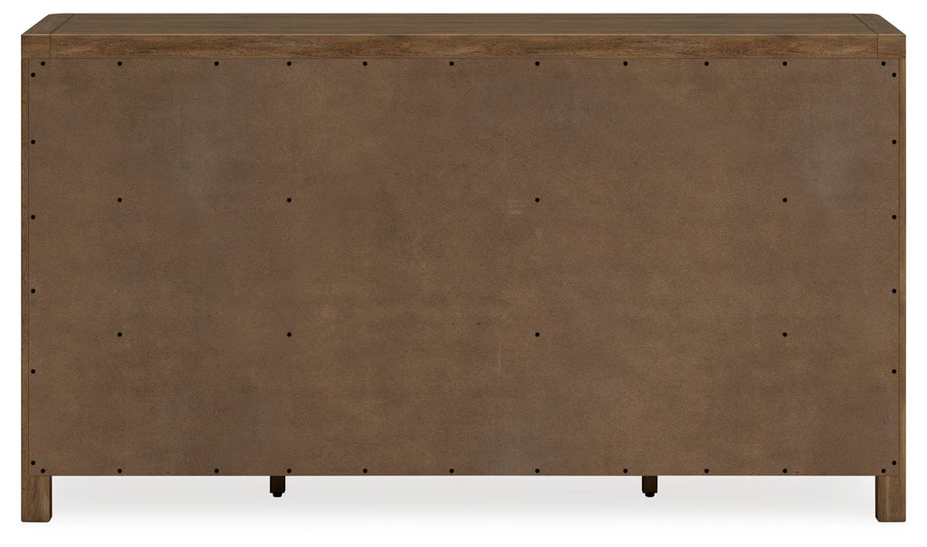 Cabalynn Light King Upholstered Bedroom Set, Brown