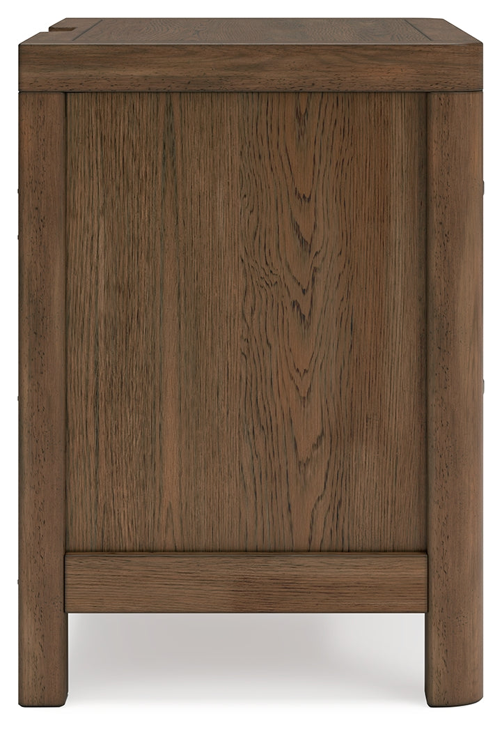 Cabalynn Light King Upholstered Bedroom Set, Brown