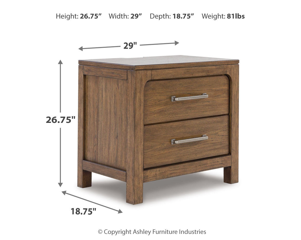 Cabalynn Light King Upholstered Bedroom Set, Brown