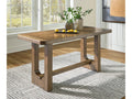 Cabalynn Light Brown Rectangular Counter Height Dining Room Table