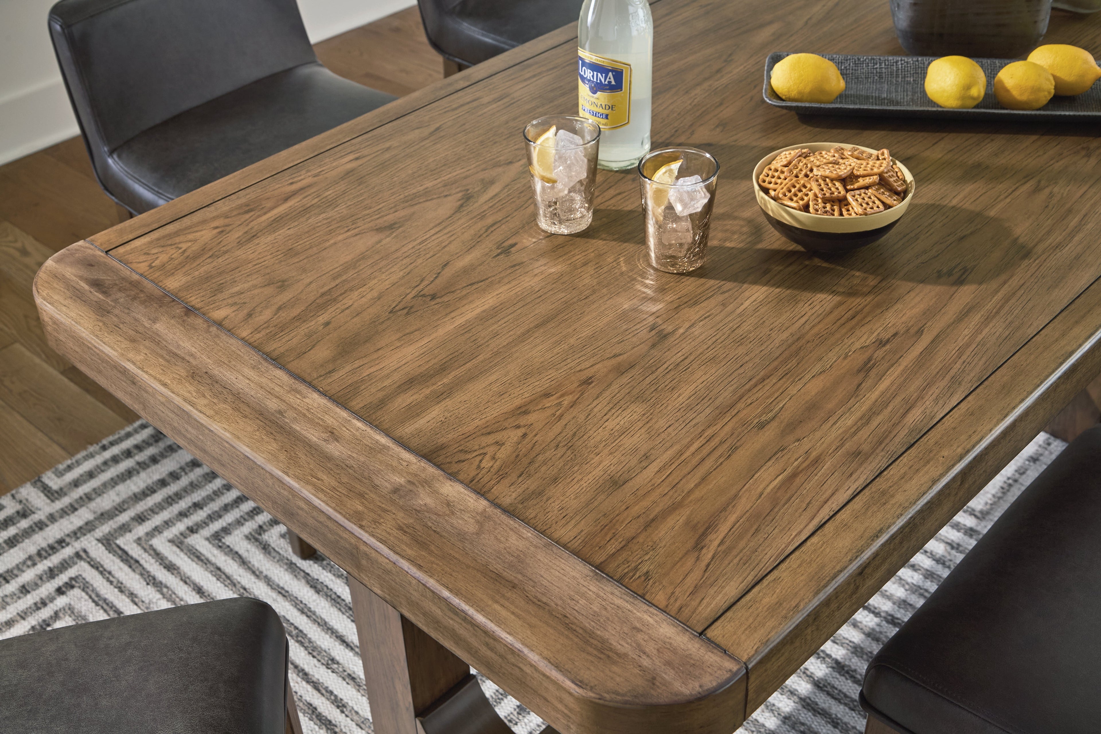 Cabalynn Light Brown Rectangular Counter Height Dining Room Table