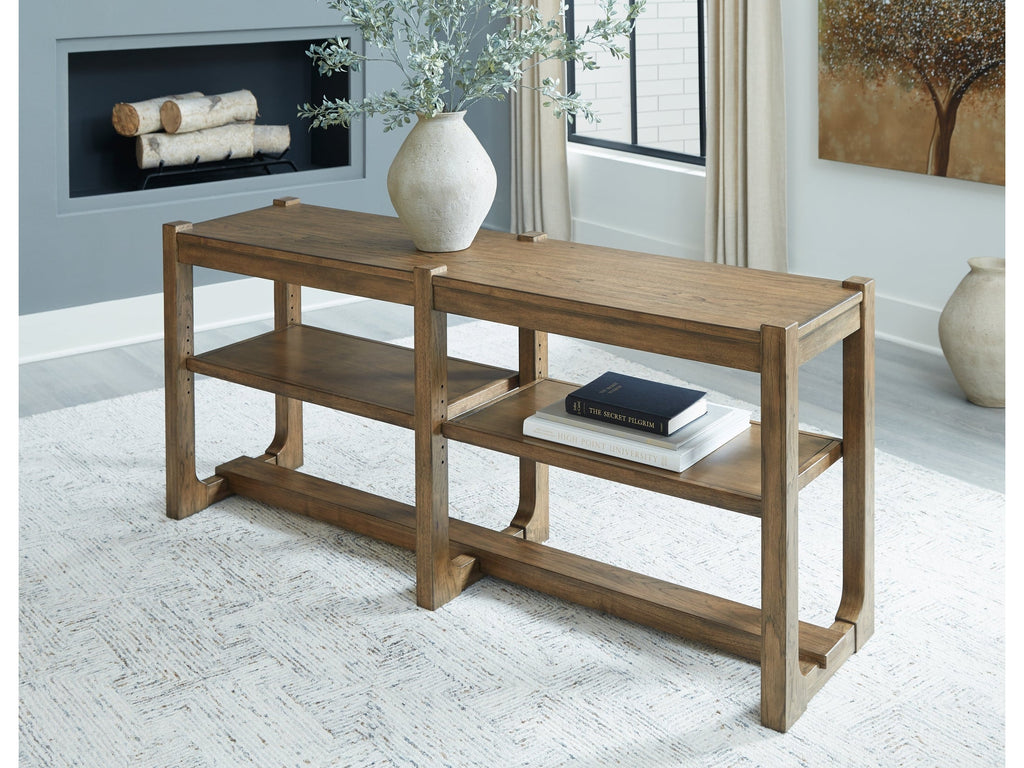 Cabalynn Light Brown Sofa Table