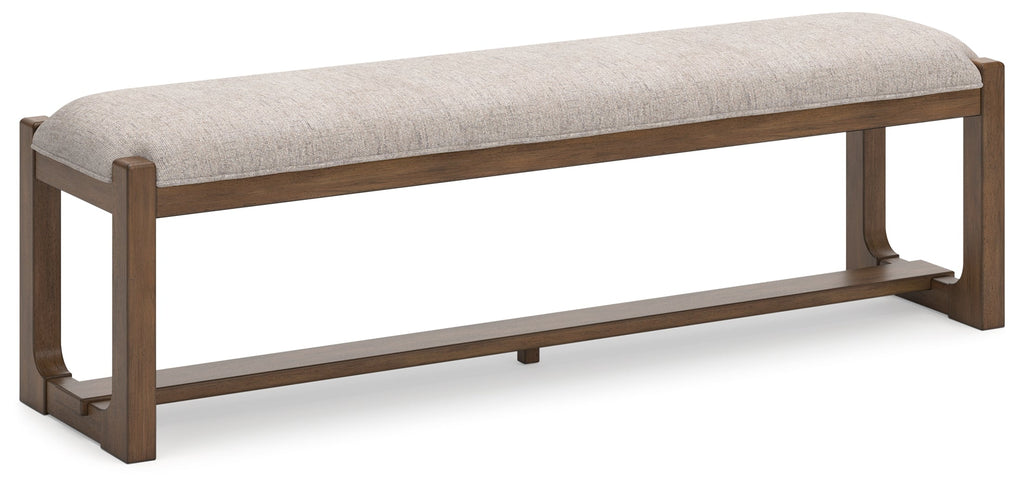 Cabalynn Oatmeal & Light Brown 63" Dining Bench