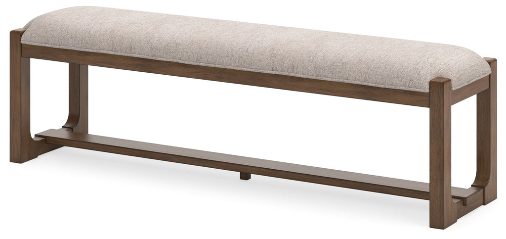 Cabalynn Oatmeal & Light Brown 63" Dining Bench