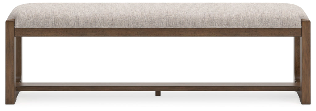 Cabalynn Oatmeal & Light Brown 63" Dining Bench