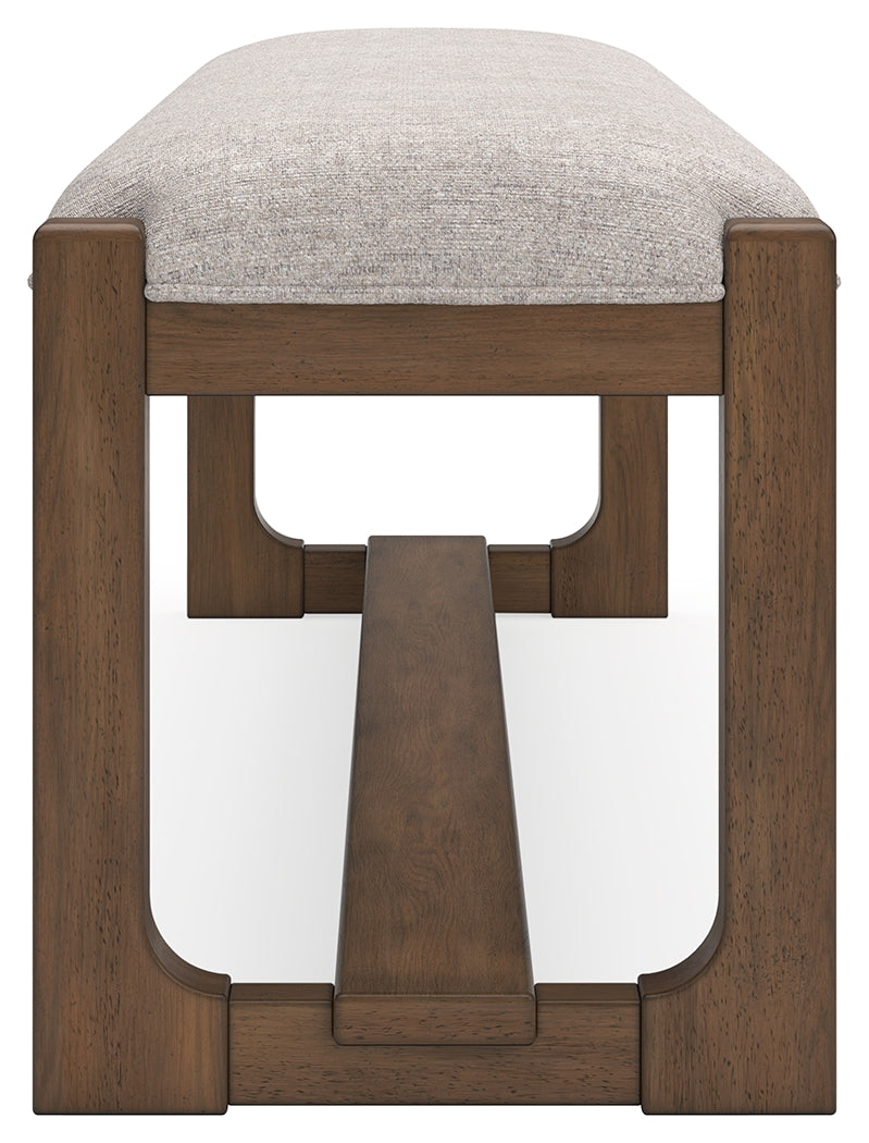 Cabalynn Oatmeal & Light Brown 63" Dining Bench