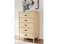 Cabinella Tan Chest of Drawers