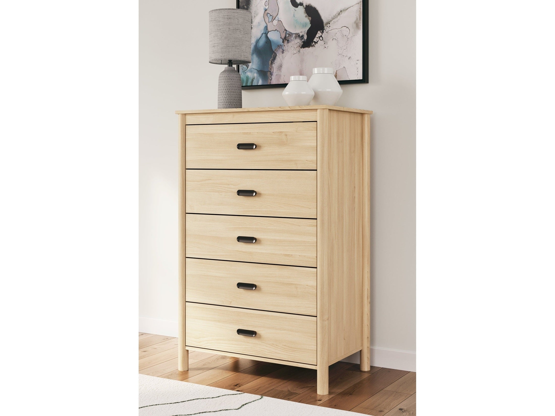 Cabinella Tan Chest of Drawers