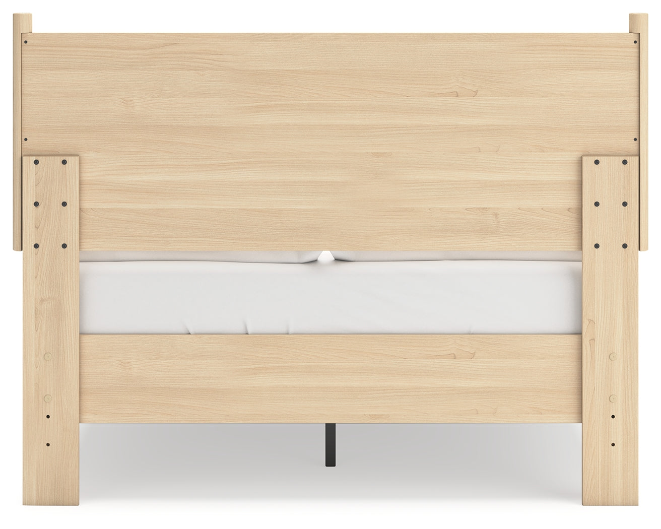 Cabinella Tan Full Platform Panel Youth Bed