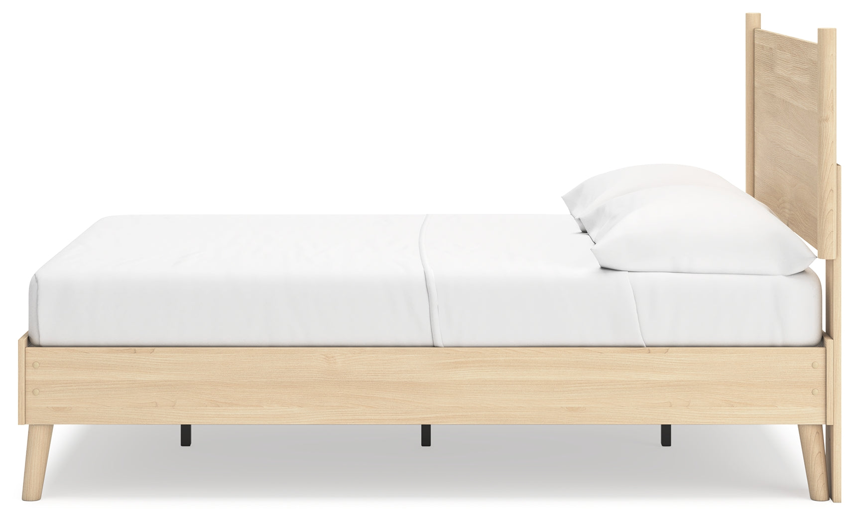 Cabinella Tan Full Platform Panel Youth Bed
