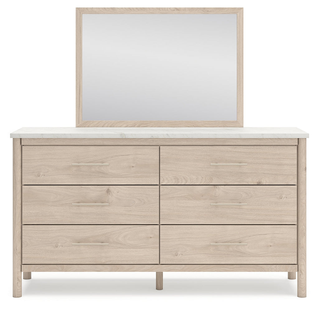 Cadmori Two-tone Dresser and Mirror