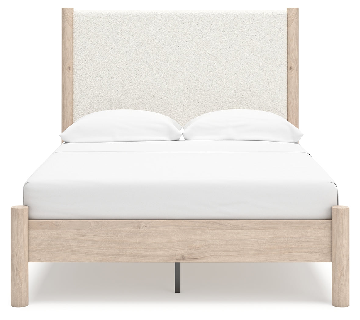 Cadmori Two-tone Full Upholstered Panel Youth Bed