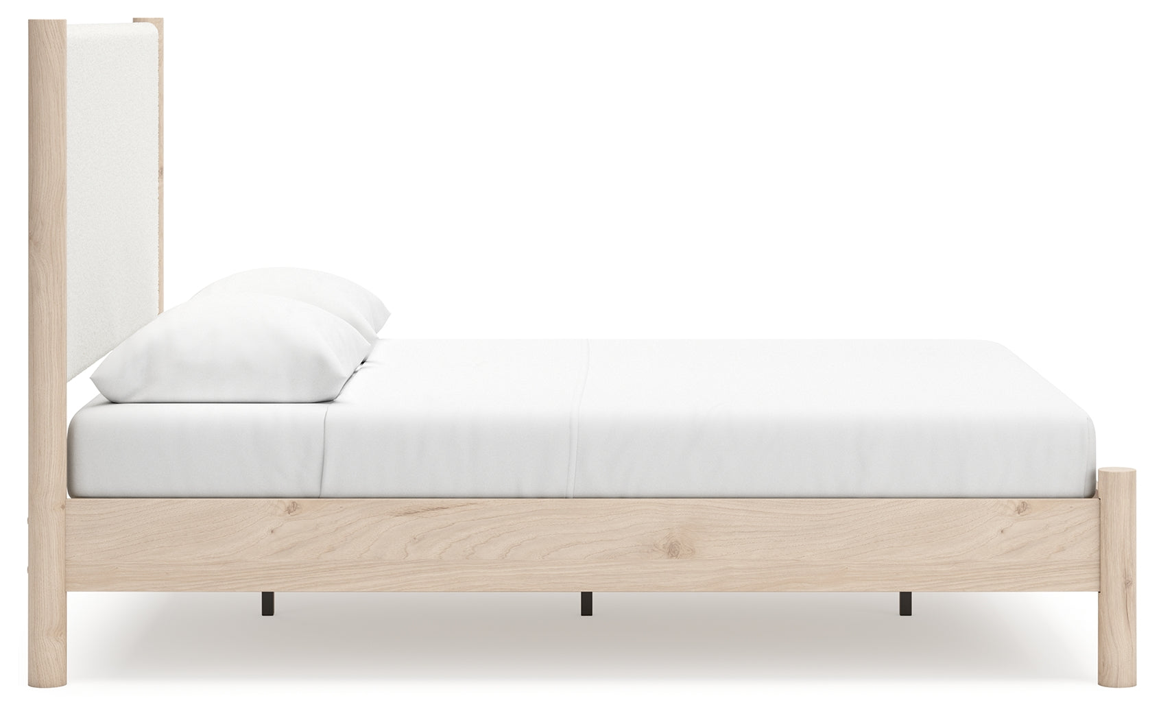 Cadmori Two-tone Queen Upholstered Panel Bed
