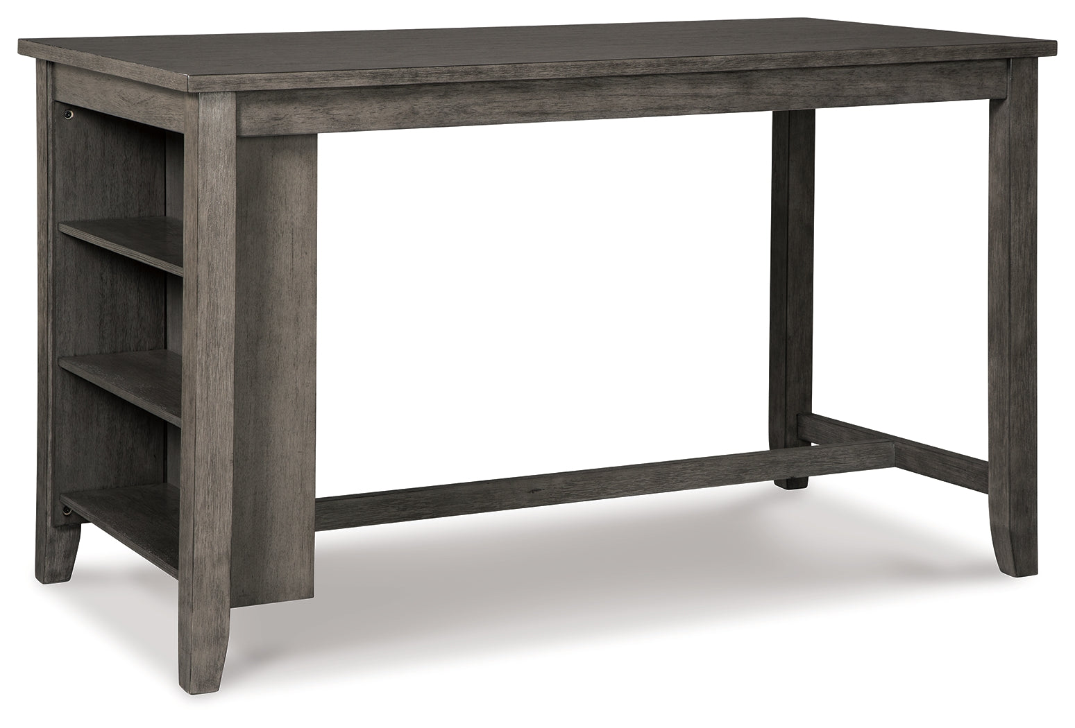 Caitbrook Counter Height Dining Table and 4 Barstools, Gray