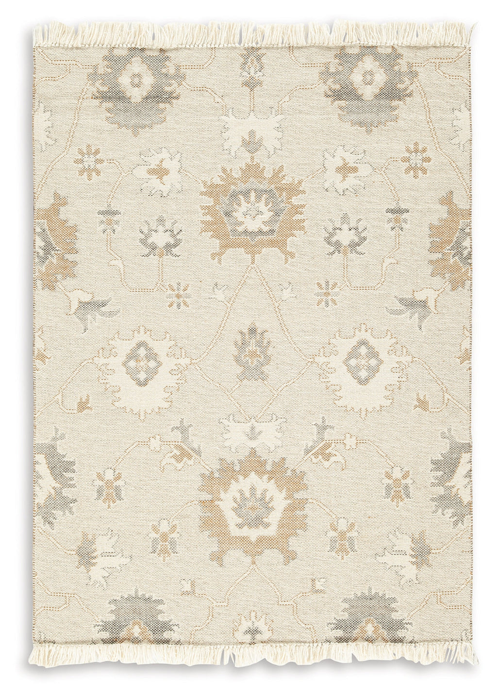 Calkin Linen/Gray/Caramel 5' x 7' Rug