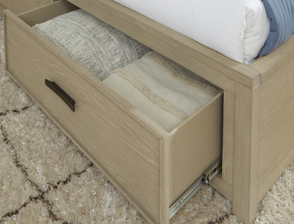 Calmoro Gray Queen Bookcase Bed