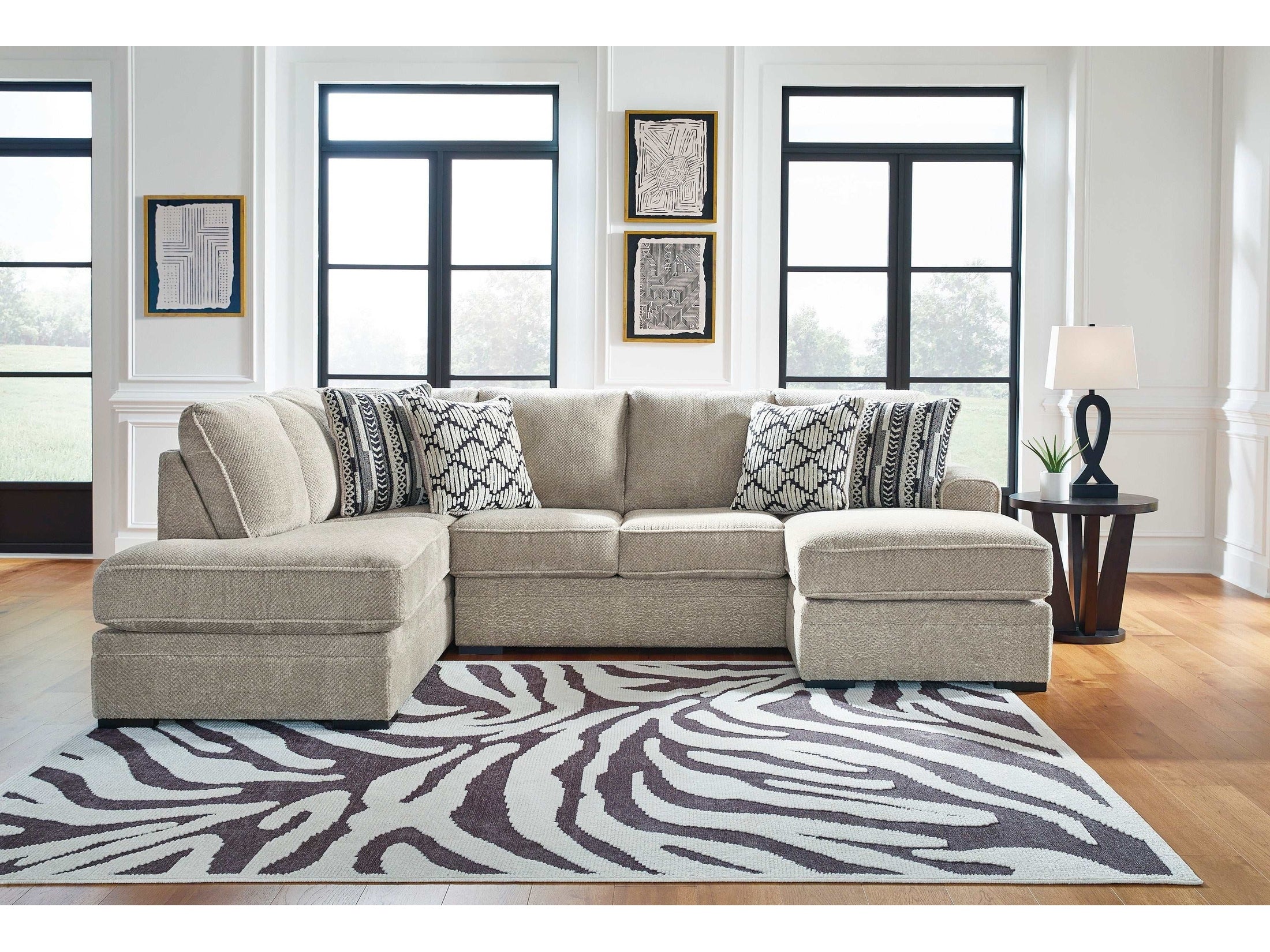 Calnita Sisal LAF Corner Chaise Sectional