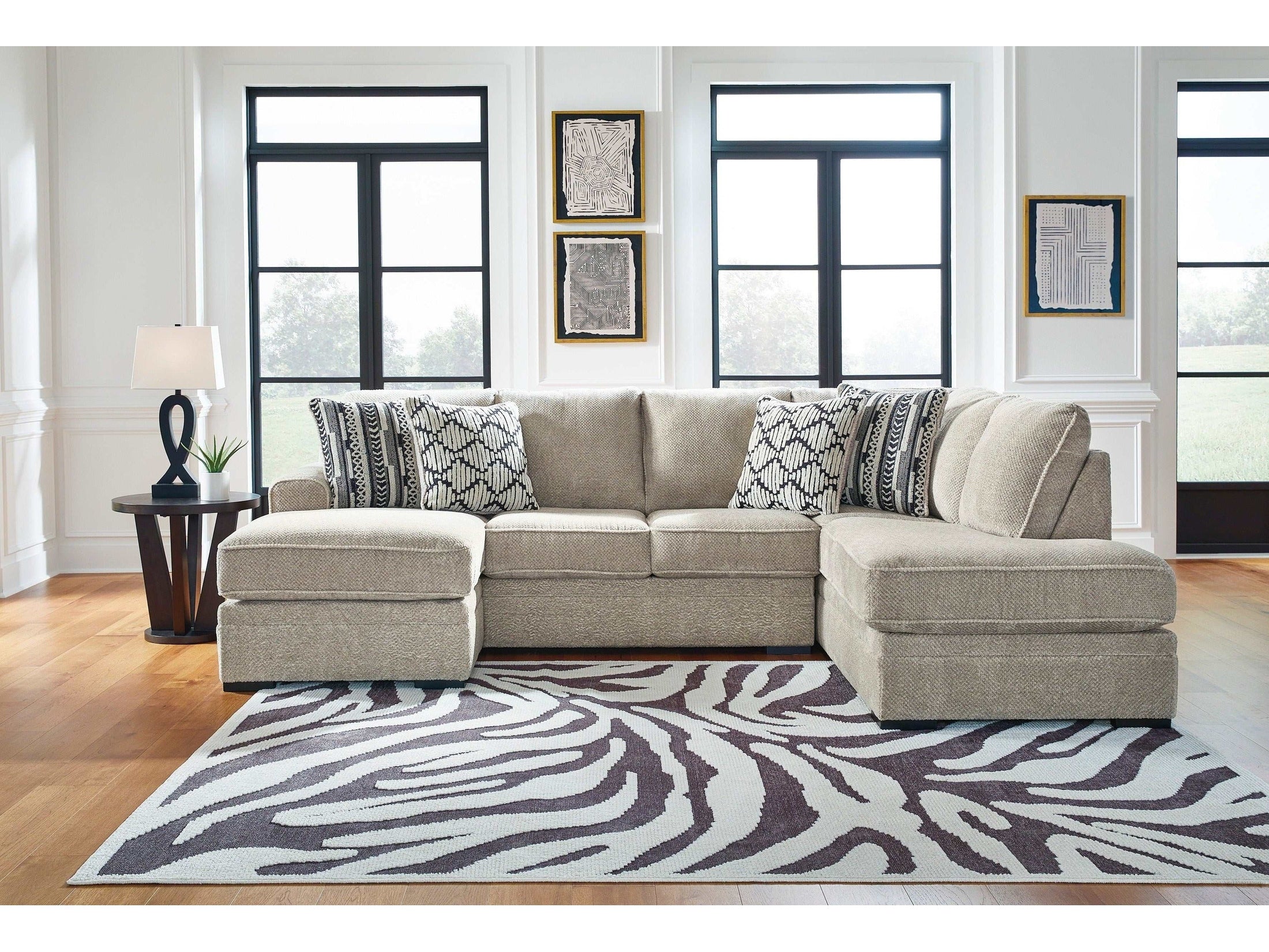 Calnita Sisal RAF Corner Chaise Sectional