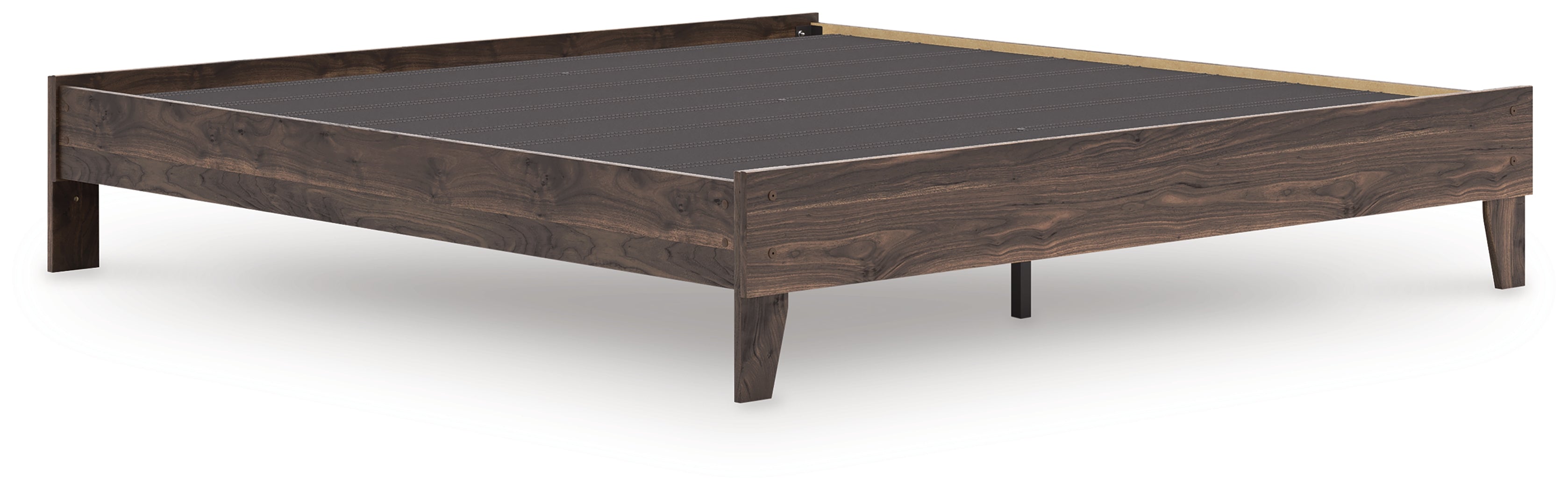 Calverson Brown King Platform Bed