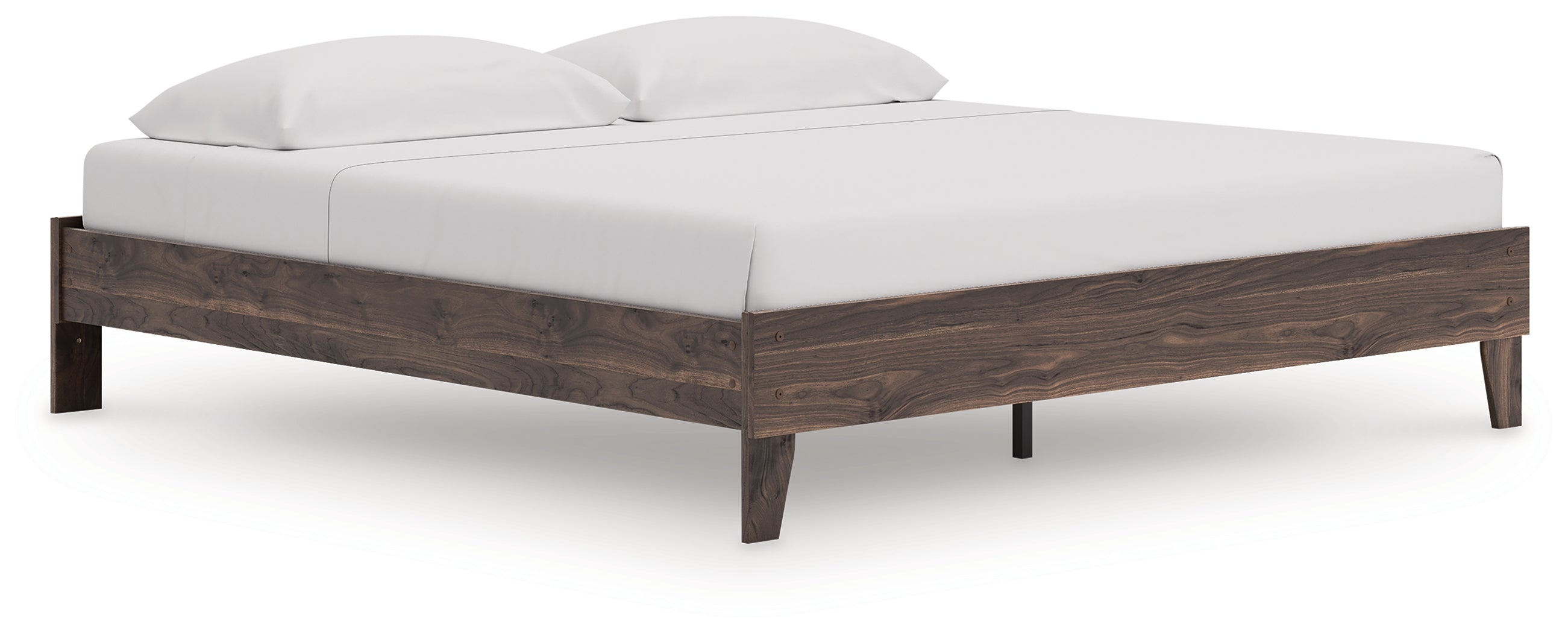 Calverson Brown King Platform Bed