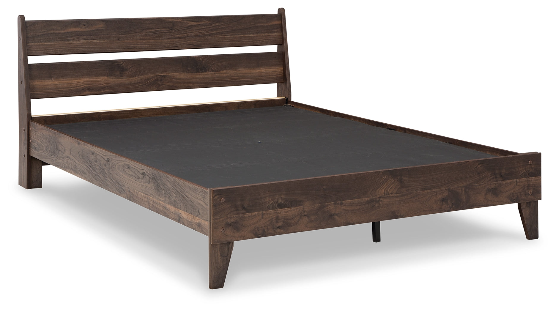 Calverson Mocha Queen Panel Platform Bed