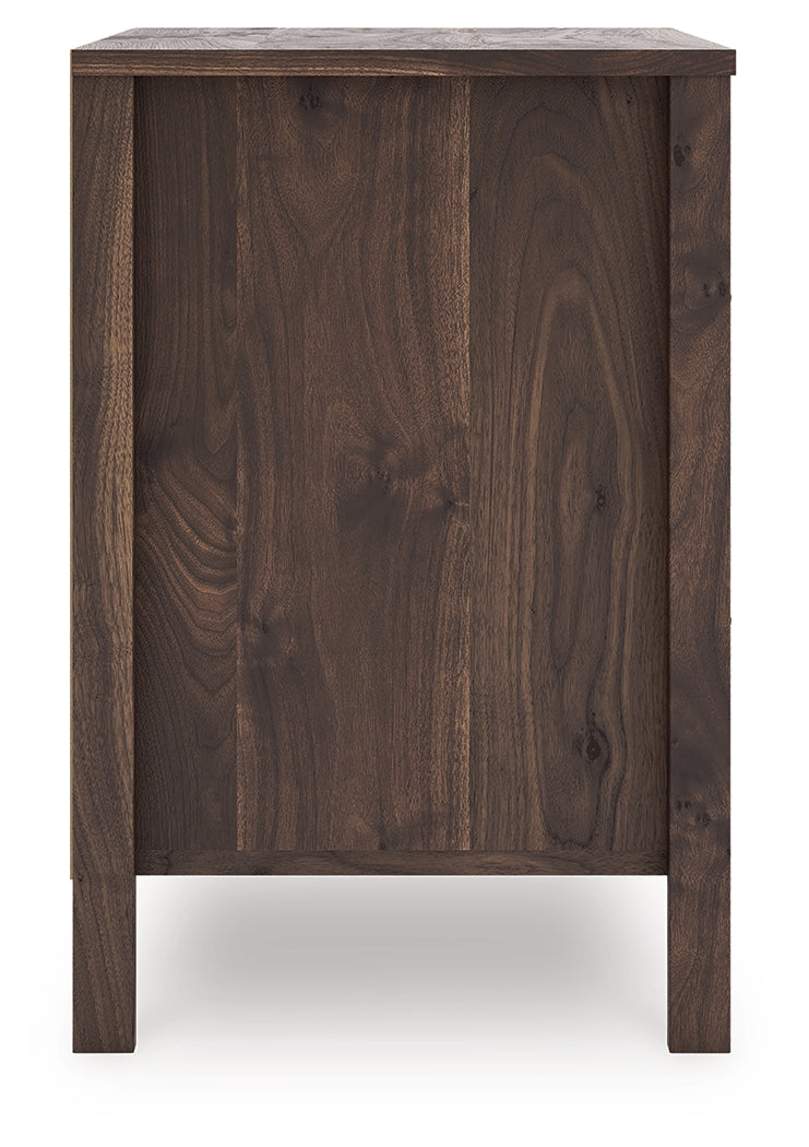 Calverson Mocha Two Drawer Night Stand