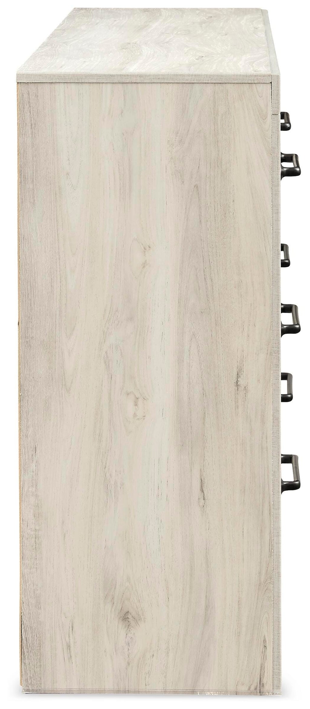 Cambeck Brown/Whitewash King Panel Storage Bed, Dresser and Nightstand