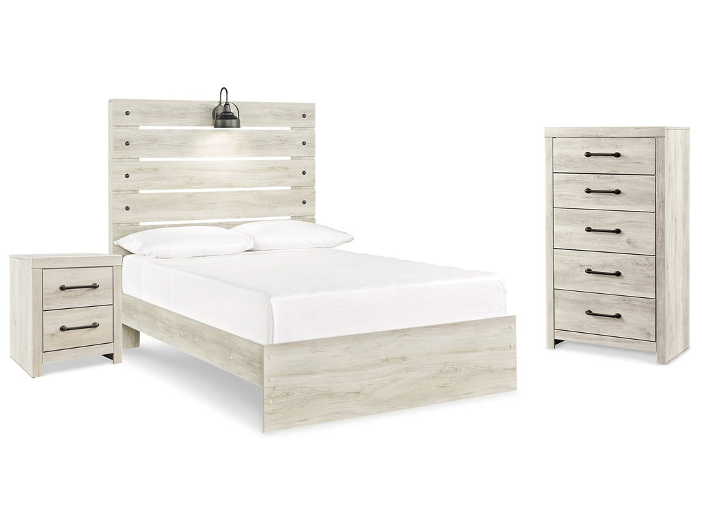 Cambeck Full Panel Bedroom Set with Chest and Nightstand