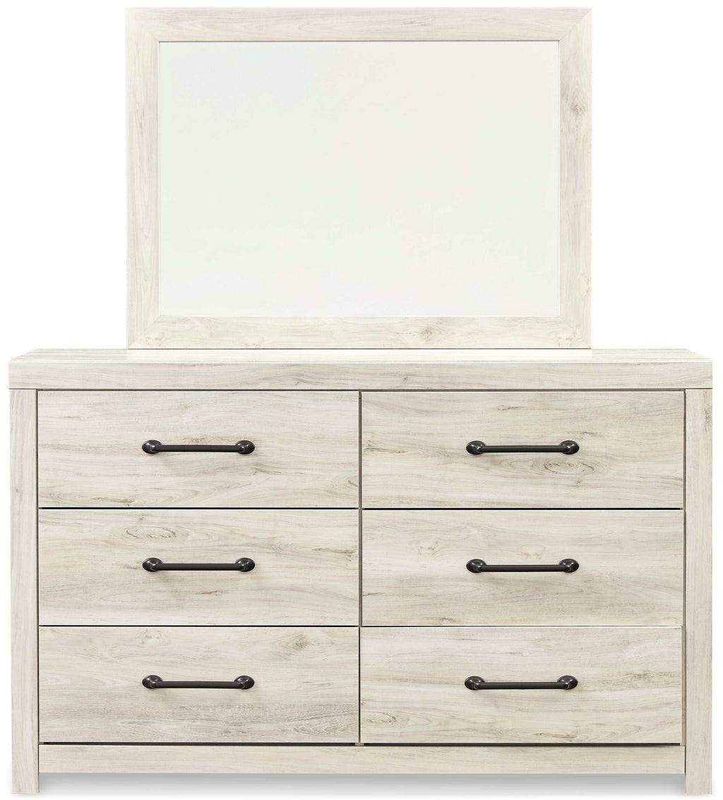 Cambeck Whitewash Dresser & Mirror