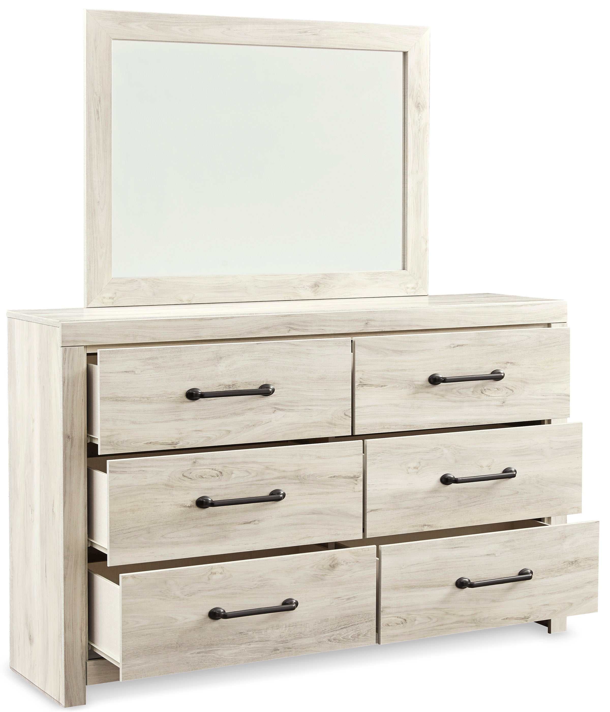 Cambeck Whitewash Dresser & Mirror