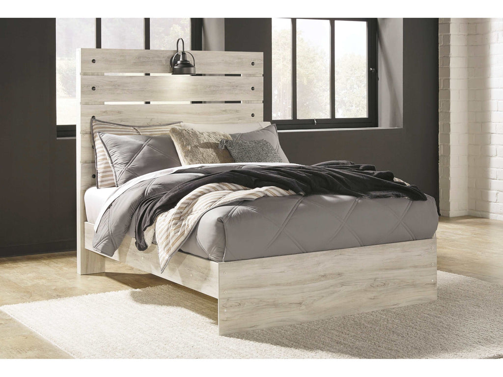 Cambeck Whitewash Full Panel Bed