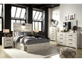 Cambeck Whitewash Full Panel Bedroom Set w/ 2 Storage Drawers