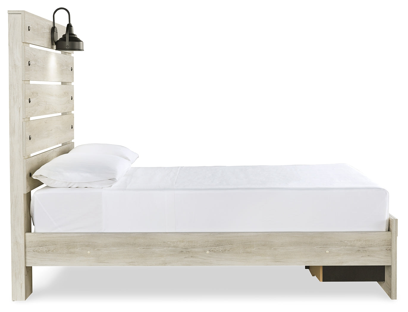 Cambeck Whitewash Full Panel Bedroom Set