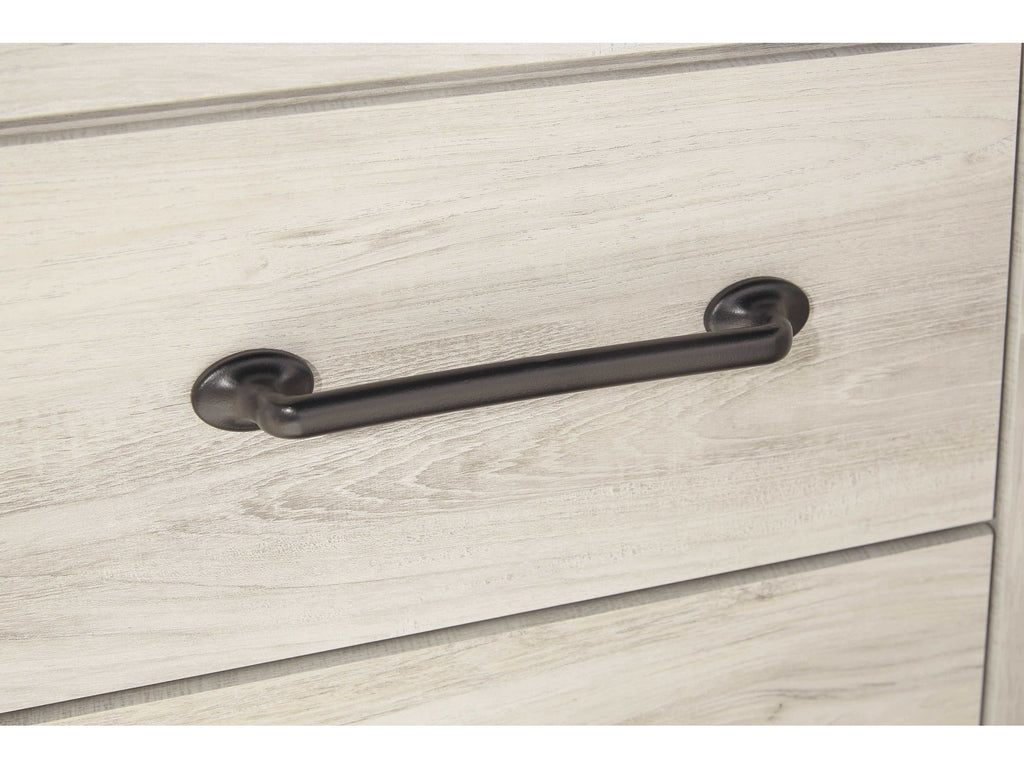 Cambeck Whitewash King Panel Bedroom Set w/ 2 Storage Drawers