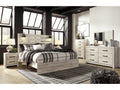 Cambeck Whitewash King Panel Bedroom Set