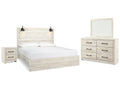 Cambeck Whitewash King Panel Bedroom Set