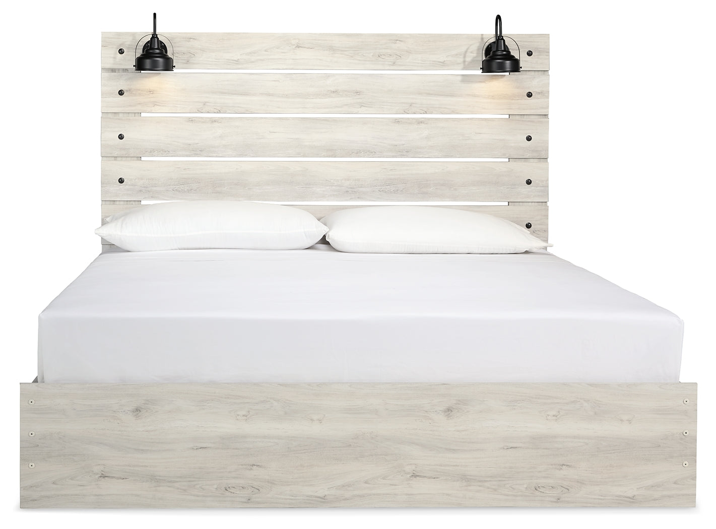 Cambeck Whitewash King Panel Bedroom Set