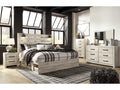 Cambeck Whitewash King Panel Bedroom Set