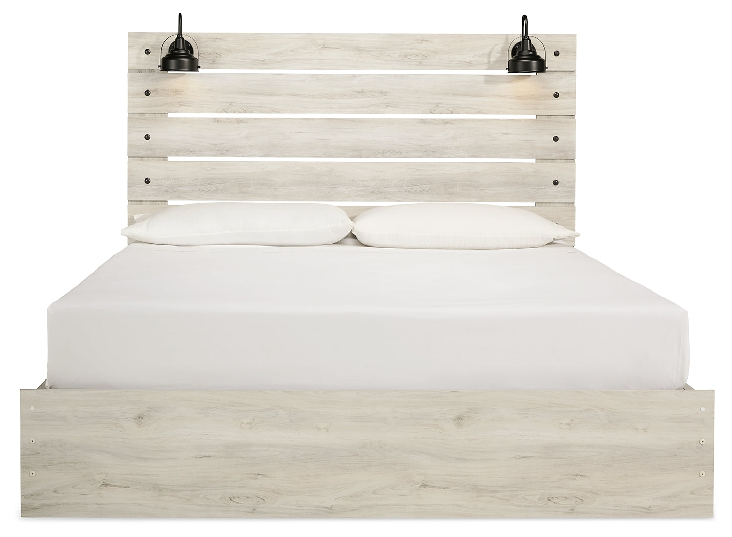 Cambeck Whitewash King Panel Storage Bedroom Set