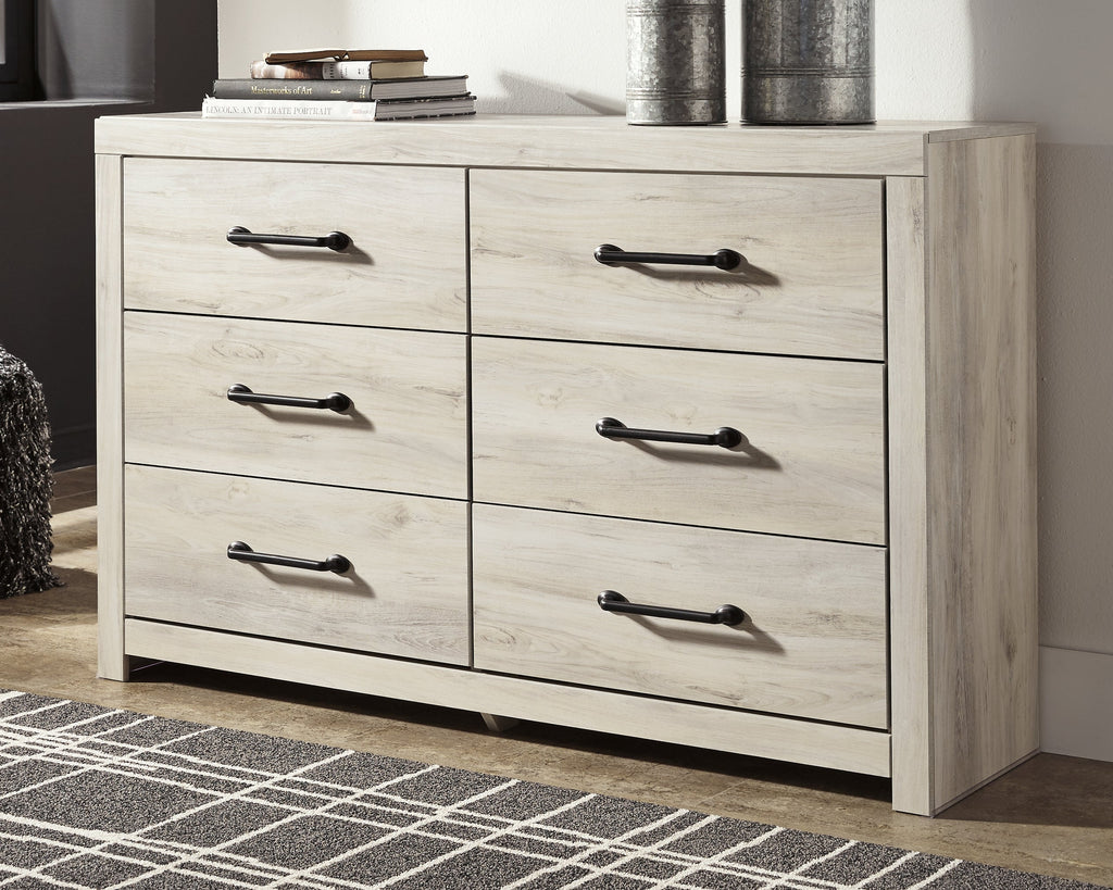 Cambeck Whitewash King Panel Storage Bedroom Set