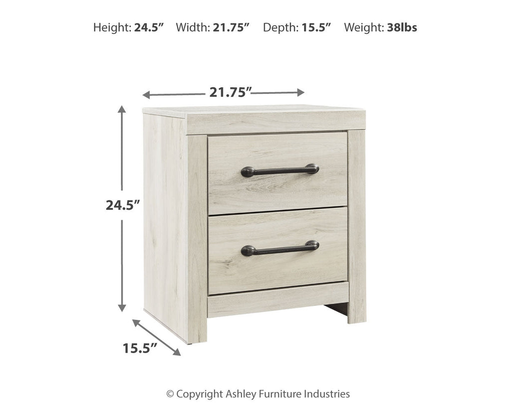 Cambeck Whitewash King Storage Bedroom Set