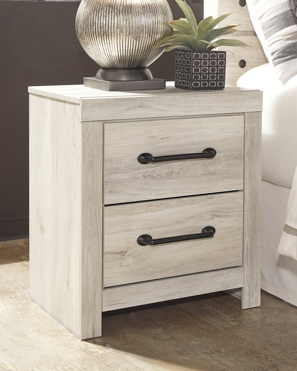 Cambeck Whitewash King Storage Bedroom Set