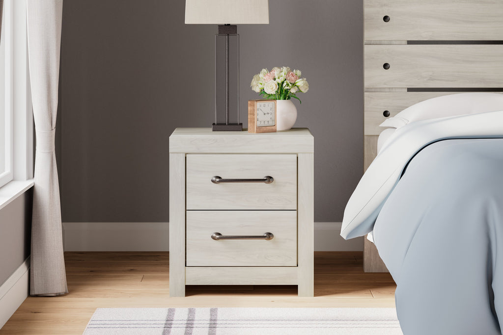 Cambeck Whitewash King Storage Bedroom Set