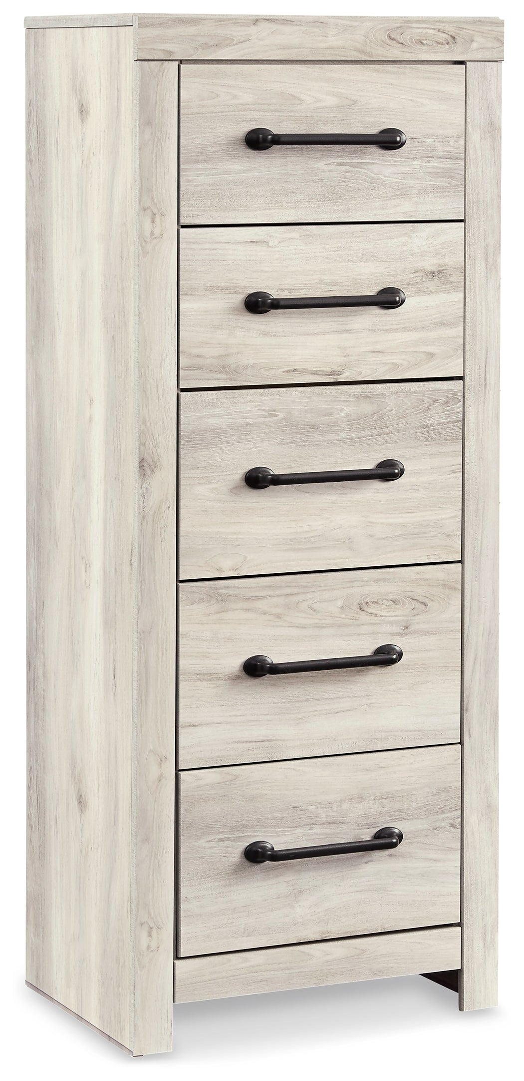 Cambeck Whitewash Narrow Chest of Drawers