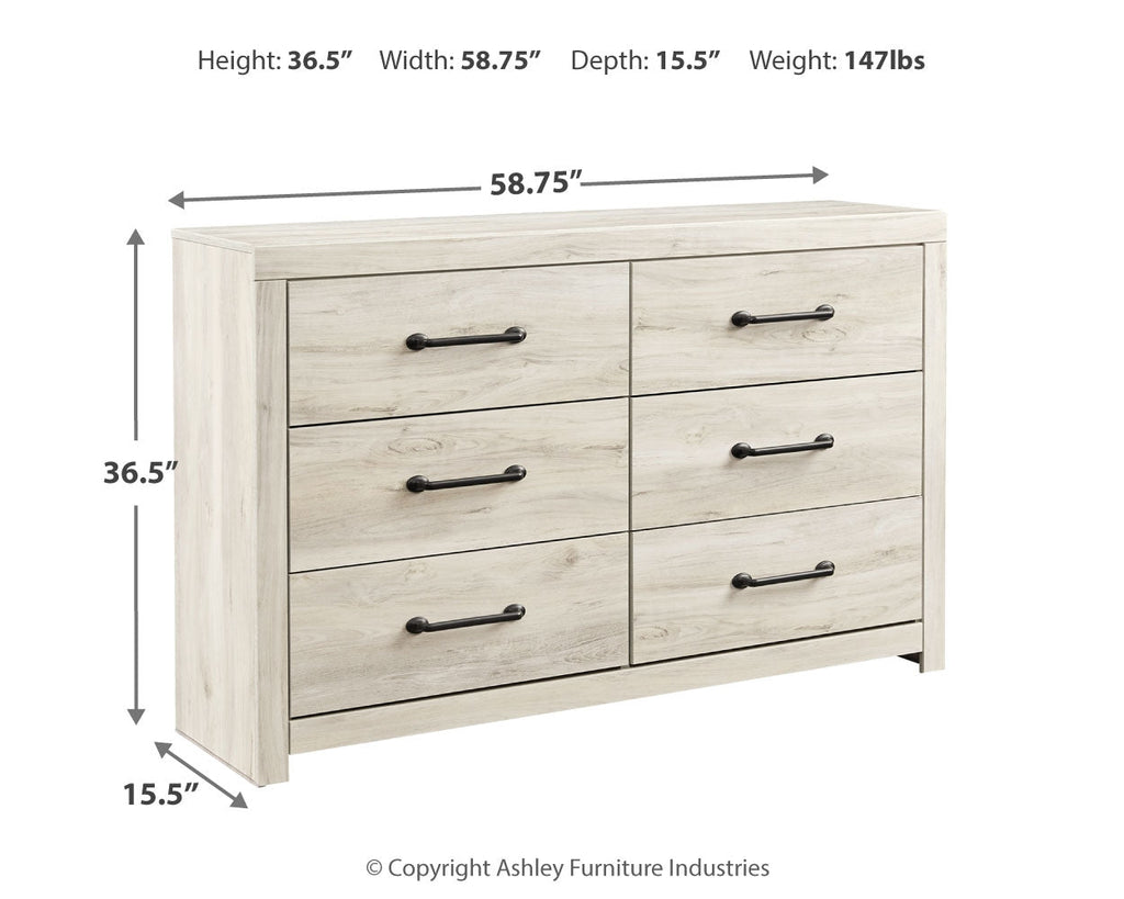 Cambeck Whitewash Queen Panel Bed