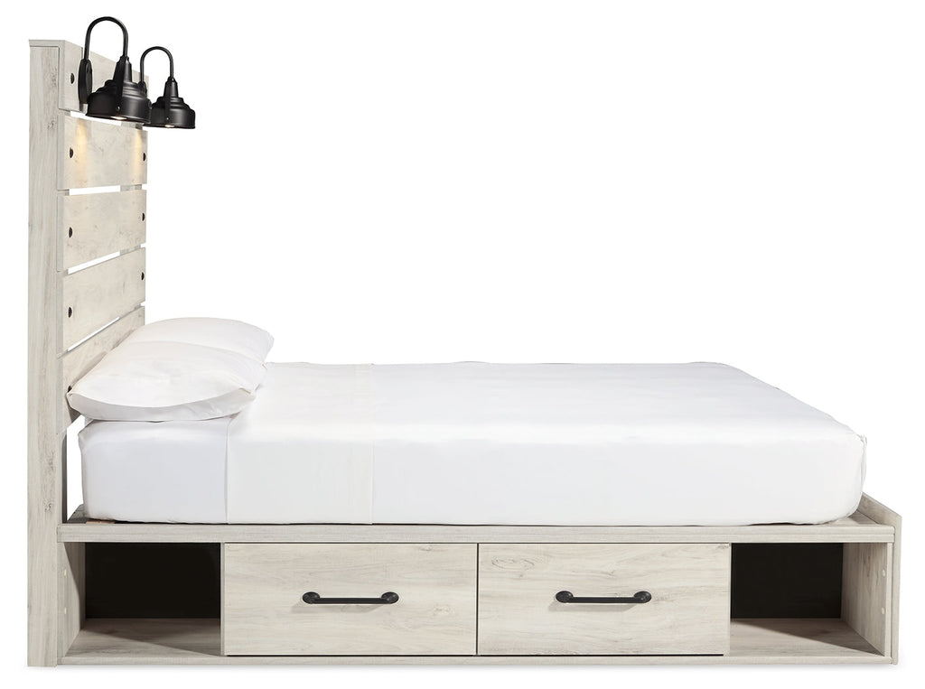 Cambeck Whitewash Queen Panel Bed